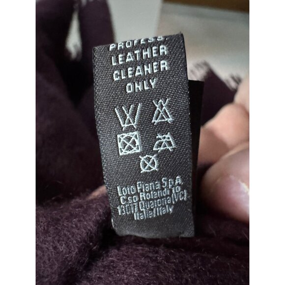 Loro Piana Deep Royal Purple Plum 100% Cashmere Shawl w Pockets - Picture 3 of 5